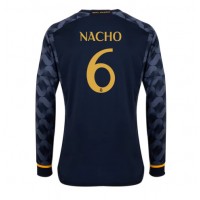 Real Madrid Nacho #6 Bortatröja 2023-24 Långa ärmar